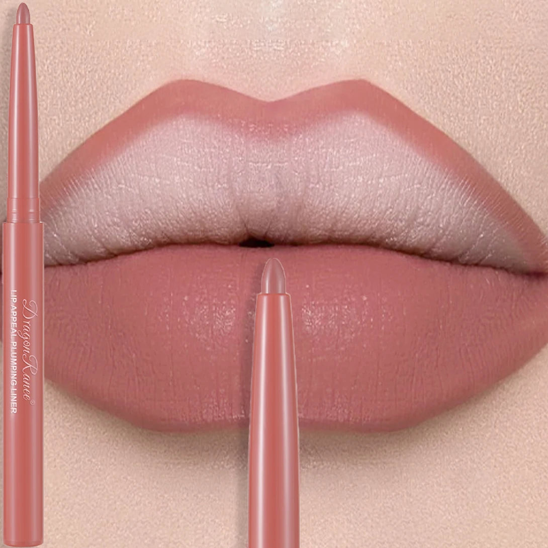 Multi Color Matte Lip Liner Crayon, Velvet Waterproof Lip Pencil