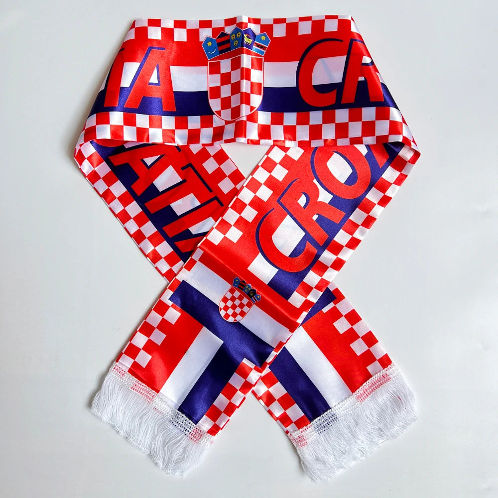 2026 Haiti  NorwayCountries Flag Scarf14x135cm Double-sided