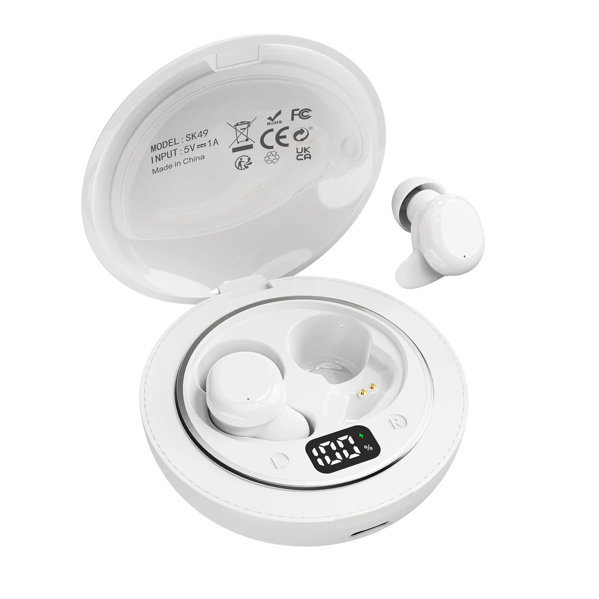 SK49 Bluetooth Wireless Earbuds Sleep Earphones,