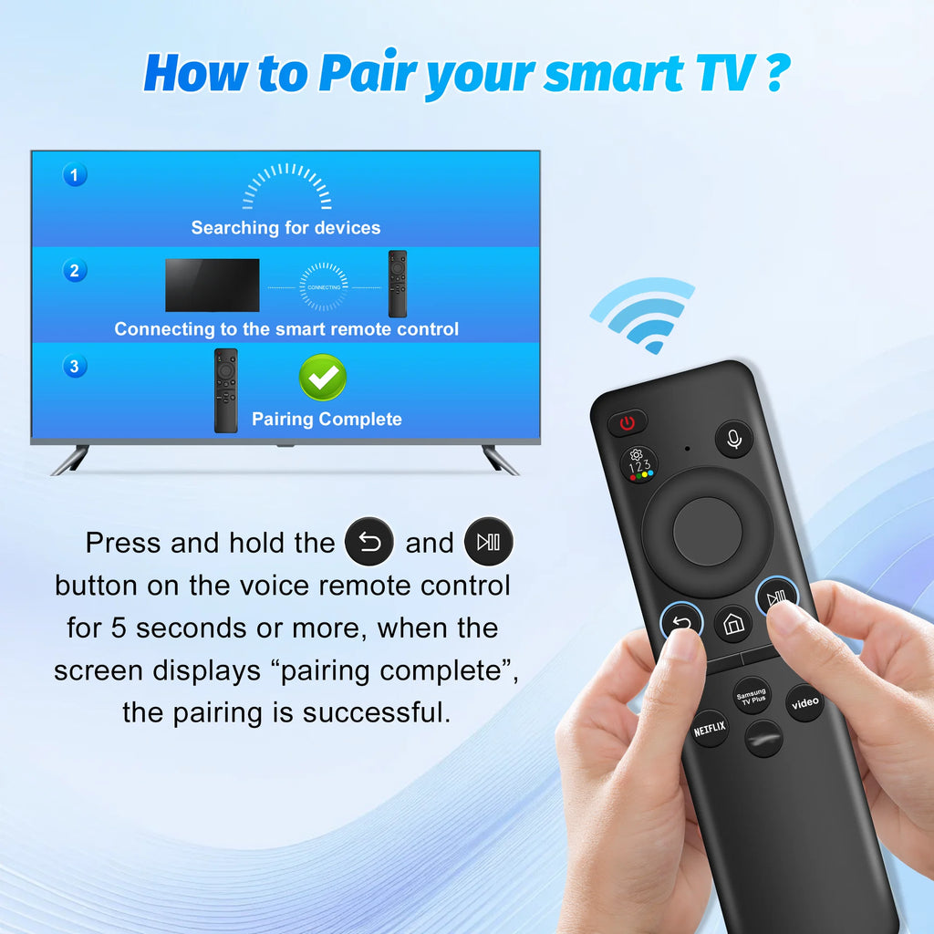 Voice Remote Control for Samsung Smart TV NEO QLED Replacement Solar