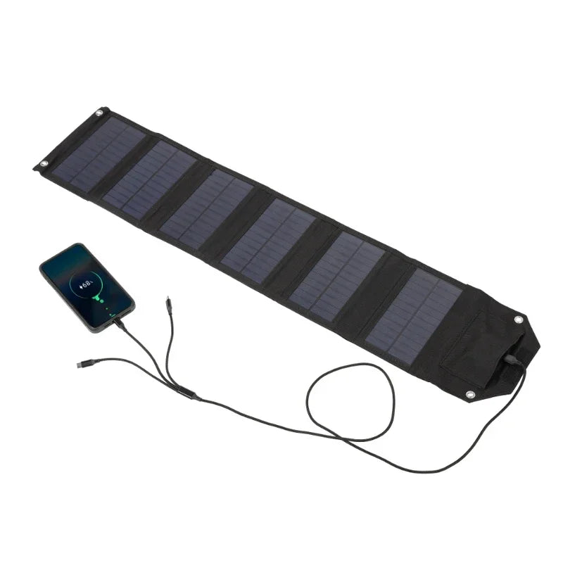 100W Foldable Solar Panel 5V USB Portable Folding Bag Battery Charger