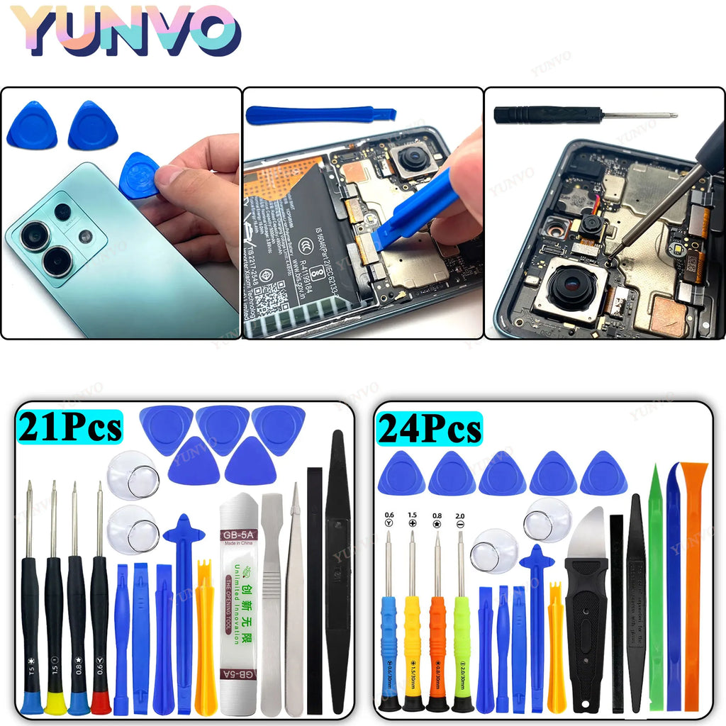 Mobile Phone Disassembly Repair Tools for Apple Android Set Opening Screwdriver Combination Skid Multi Function Disassembly Kit