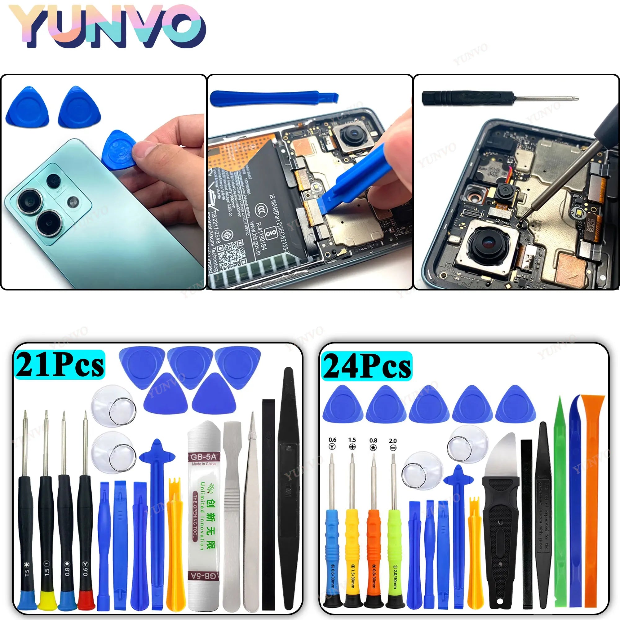 Mobile Phone Disassembly Repair Tools for Apple Android Set Opening Screwdriver Combination Skid Multi Function Disassembly Kit