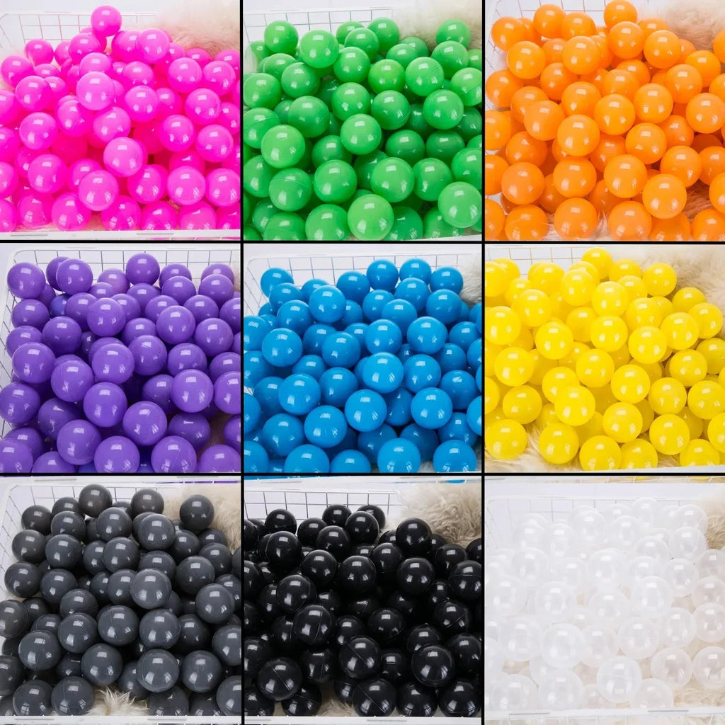 50Pcs Swim Pit Play House Outdoors Sport Ball Tents Baby Toys 55MM Baby Plastic Balls Water Pool Ocean Ball Games for Children