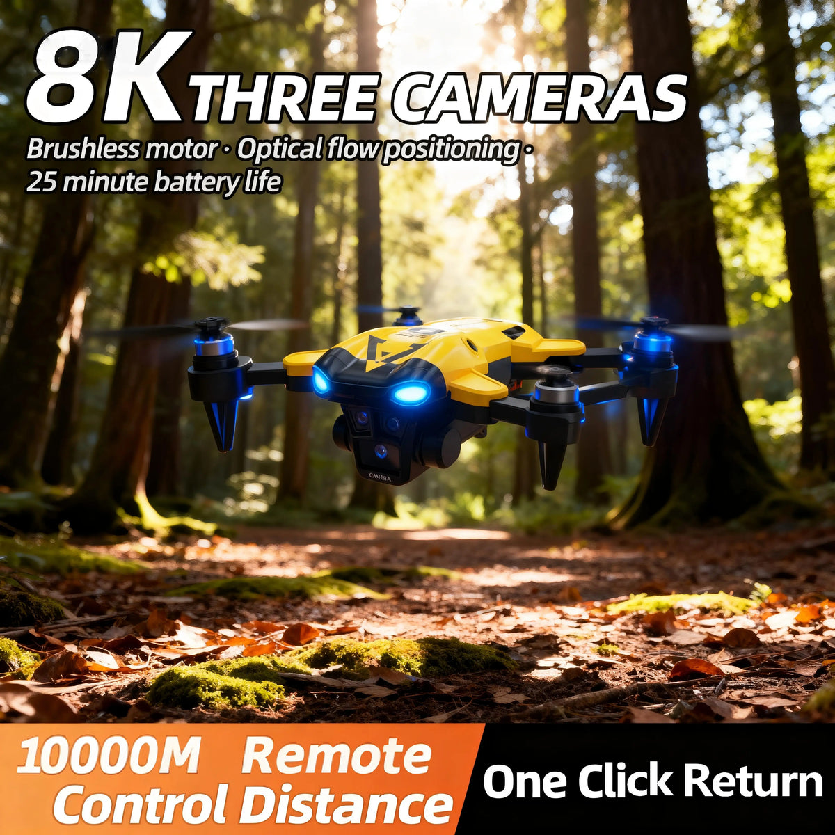New B9 Pro RC Drone 4K 1080P Wide Angle Dual HD Camera Foldable Quadcopter WiFi FPV Altitude Hold