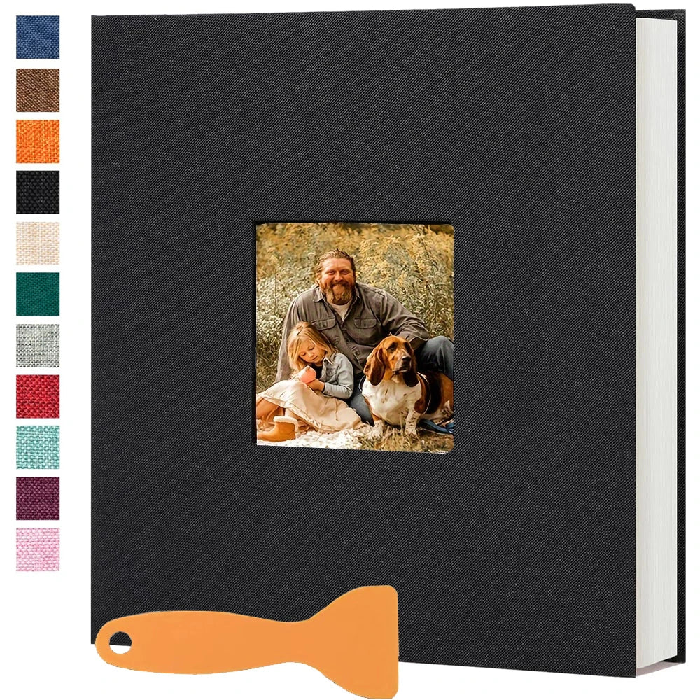 Large Photo Album Self-Adhesive  20 Sheets /40 Pages, Photo Storage