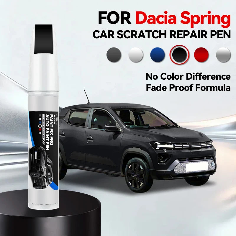 Car Paint Repair Pen For 2021-2025 Dacia Spring Paint Scratch Repair Accessories Blue Red Green Black Grey Beige White