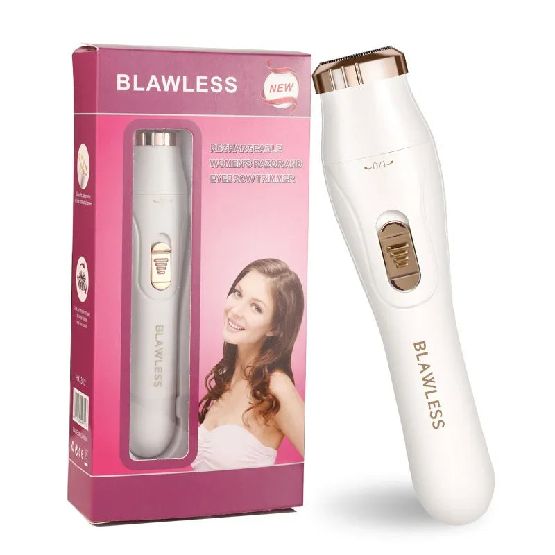 3 in1 Electric Shaver for Women Female Razor Bikini Trimmer Facial Shavers for Ladies Underarms Legs Portable Painless Epilator