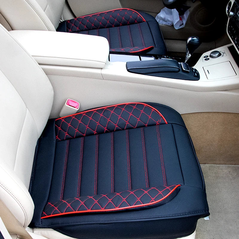 SEAMETAL Full-Surrounded Car Seat Cover Premium PU Leather