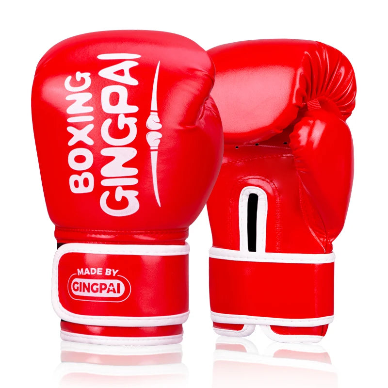 Kick Boxing Gloves for Boys Girls PU Karate Muay Thai Guantes De Boxeo Free Fight MMA Sanda Training Kids Equipment
