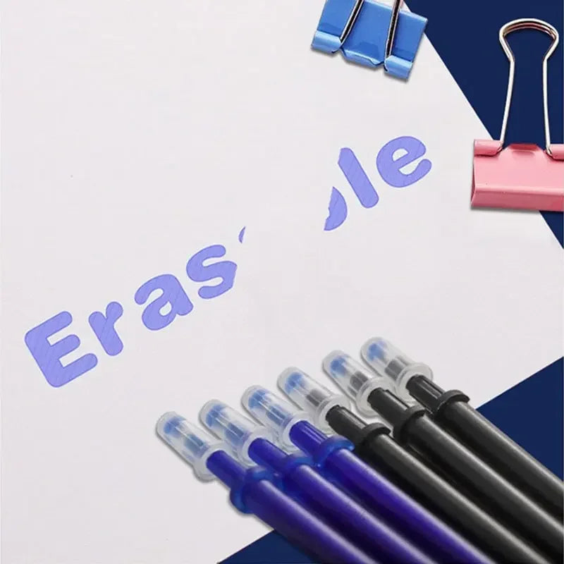 52Pcs/Set Gel Pen Erasable Refill Rod Erasable Pens 0.5mm