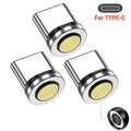 AUFU 9Pin Digital Display Magnetic OTG Adapter