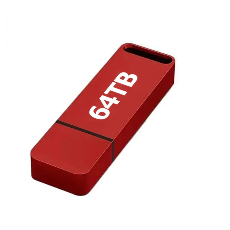 64TB Flash Drive Metal High-Speed Wireless Bluetooth Transmitter USB 16TB 2TB Car Stereo Music Audio Receiver Bluetooth Adapter