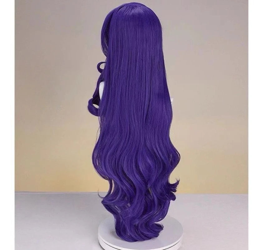 Anime Pony Rarity Cosplay Wig Long Purple Wavy Heat Resistant