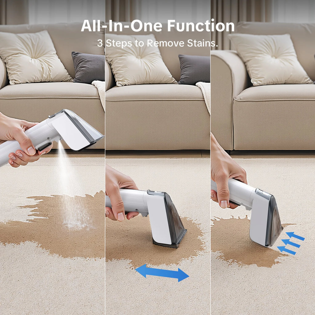 Lubluelu V8 Instant Heated Function Carpet Cleaner Machine 15Kpa