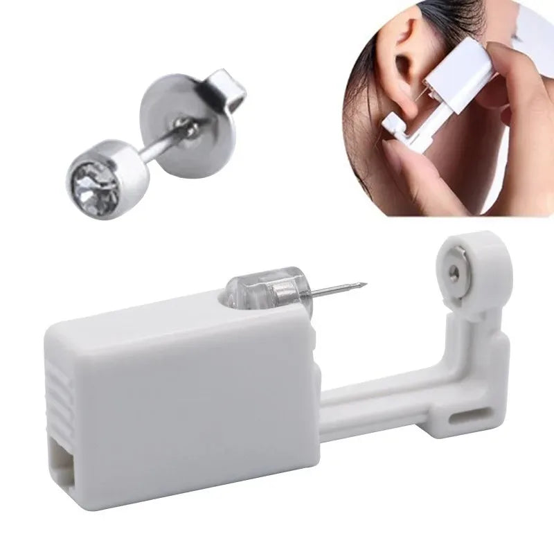 Disposable Sterile Ear Piercing Gun Kit Cartilage Tragus