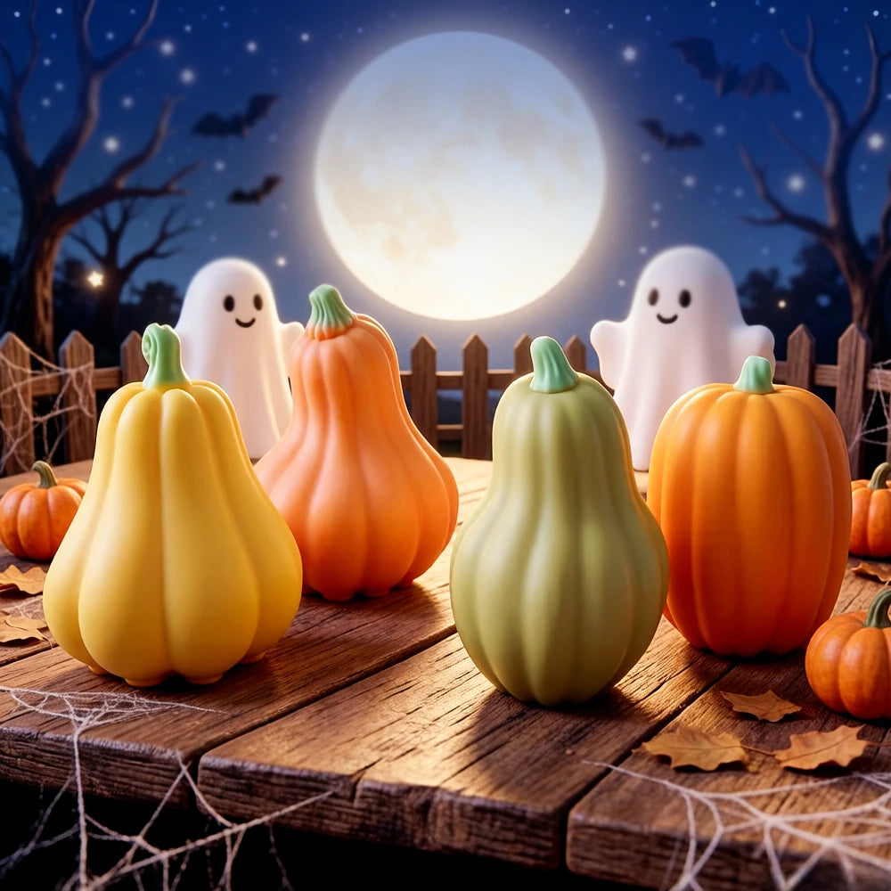 Halloween Pumpkin Silicone Mold DIY Aromatherapy Candles