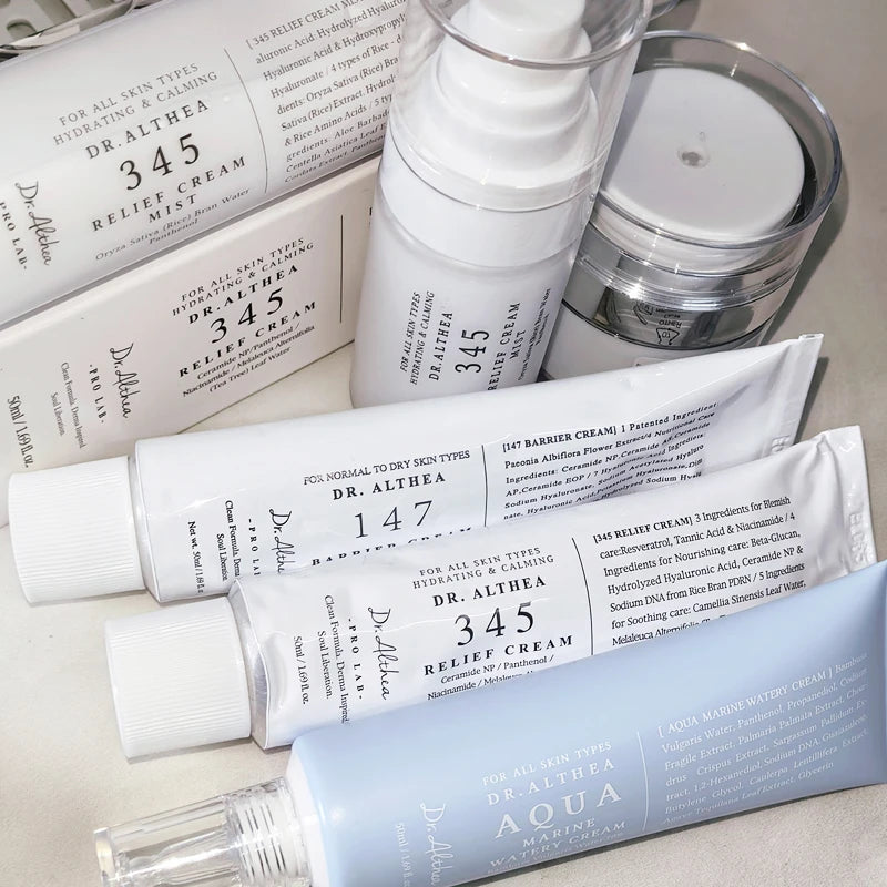 Hot Dr.Althea 345 Relief Cream Spray 147 Moisturizing Face Cream Lasting Nourishing Repair PDRN Reju 5000 Cream Korean Skin Care