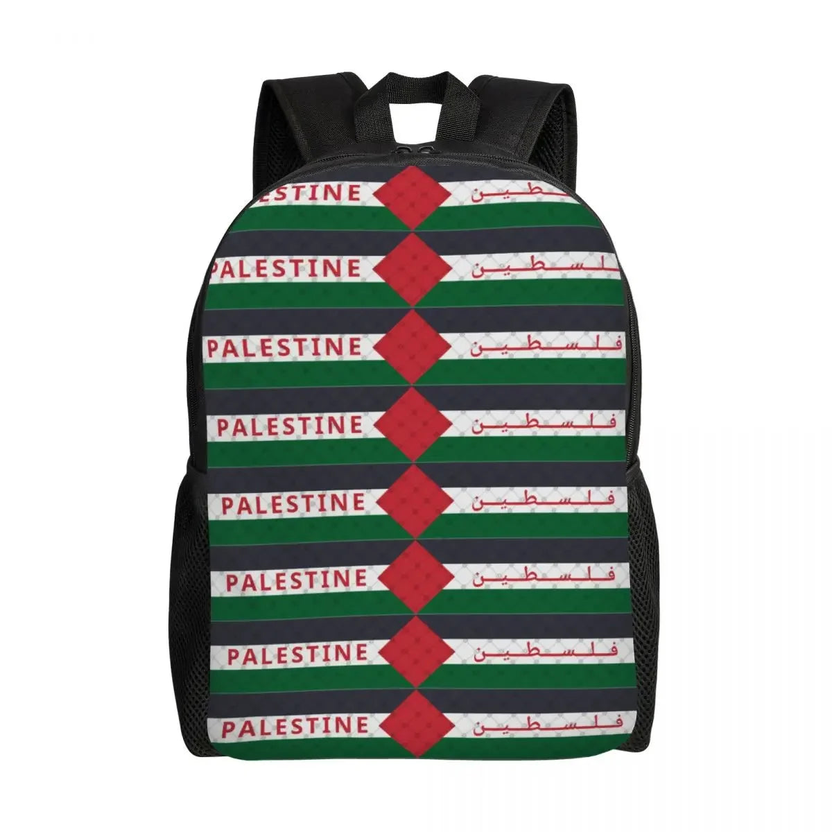 Palestinians Keffiyeh Pattern Backpack for Women Men Waterproof College School Tradition Bag Print Bookbags