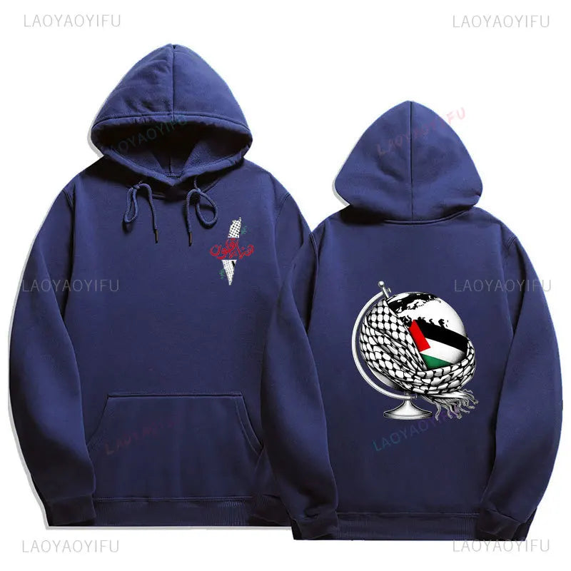 Palestine Hoodies Fashion Comfort Graphic Hoodie Vintage Harajuku Unisex