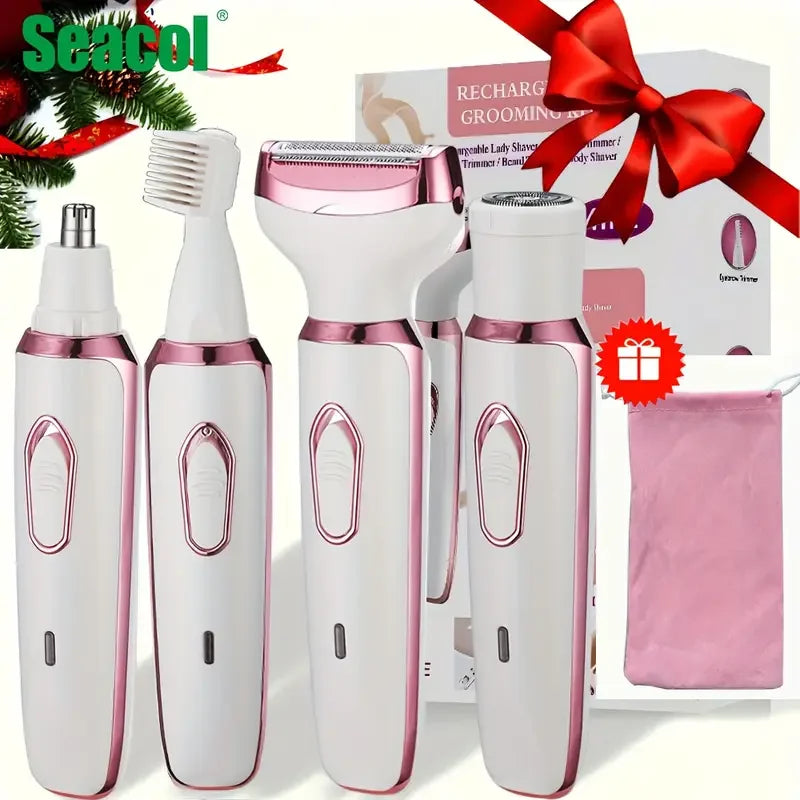 HOMEFISH 4 in 1 Electric Razor for Shaver Lady