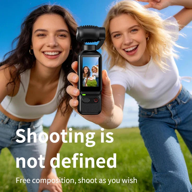 1080P HD Handheld Action Camera, 180° Rotatable Lens, 1.97" HD Screen