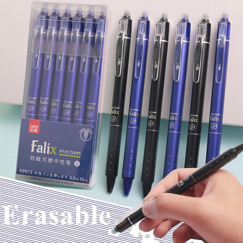 0.5mm Retractable Erasable Gel Pens Set with Refills
