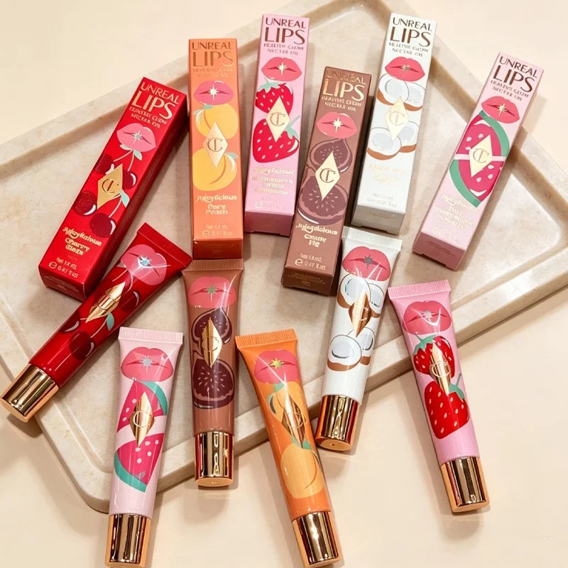 Charlotte Hot Tilbury Shiny Plump Lip Gloss Lasting Moisturizing Makeup Double Color