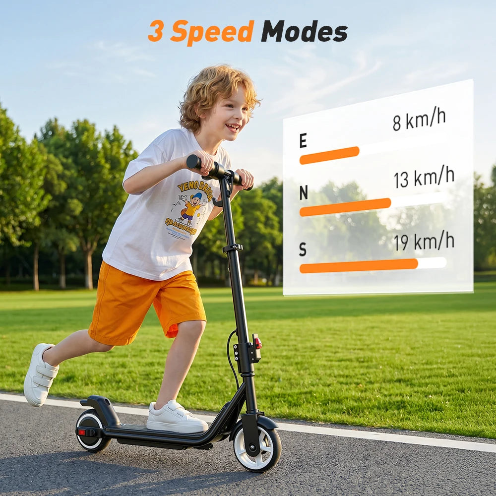iScooter iK3Max Kids Electric Scooter 200W 4.5Ah Scooter 13KM Range Foldable Scooter 6.5 inch Tire Bluetooth Connection Scooter