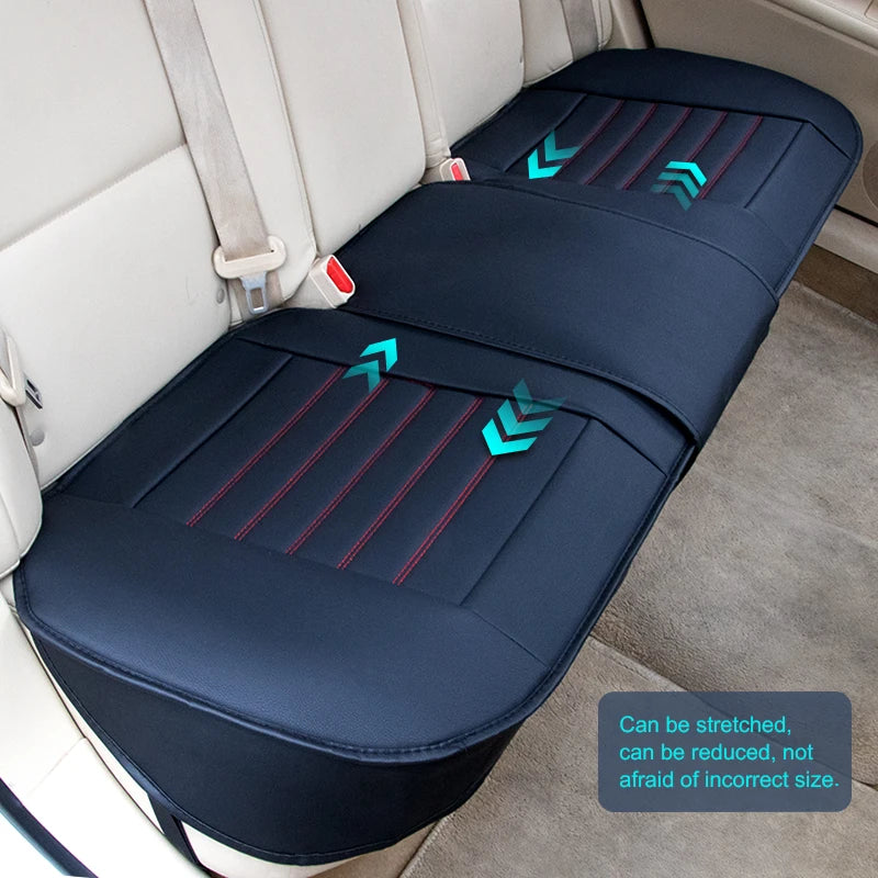 SEAMETAL Full-Surrounded Car Seat Cover Premium PU Leather