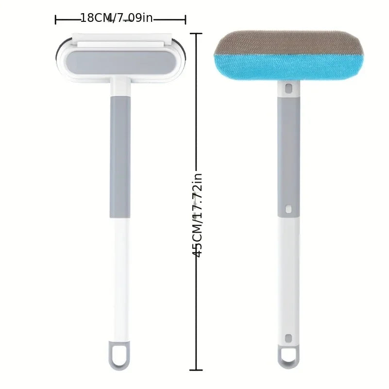 3 in 1 Disassembly Cleaning Screen Window Brush with Screen Mesh Brush, Cleaning Brush, Scraper , Dual Purpose Dry and Wet Tool
