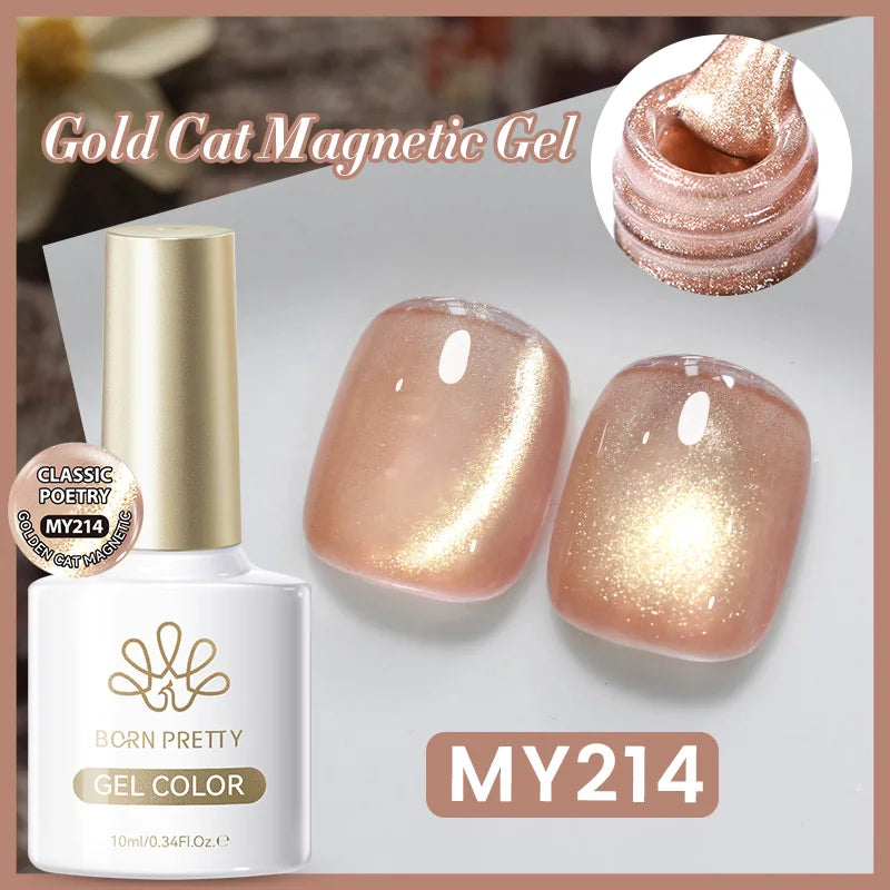 BORN PRETTY 117 Colors Cat Magnetic Gel Nail Polish 10ml