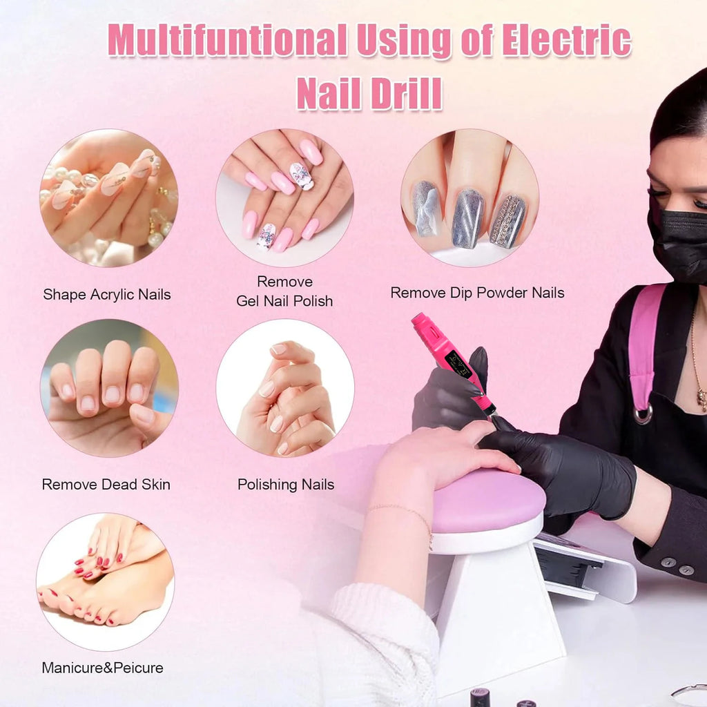 Nail Drill Machine Grinding Equipment Milling Cutter For Manicure Pedicure
