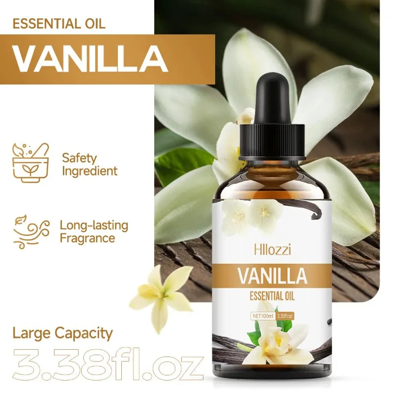 Vanilla essential oil for face, SPU, aromatherapy diffuser, DIY soap