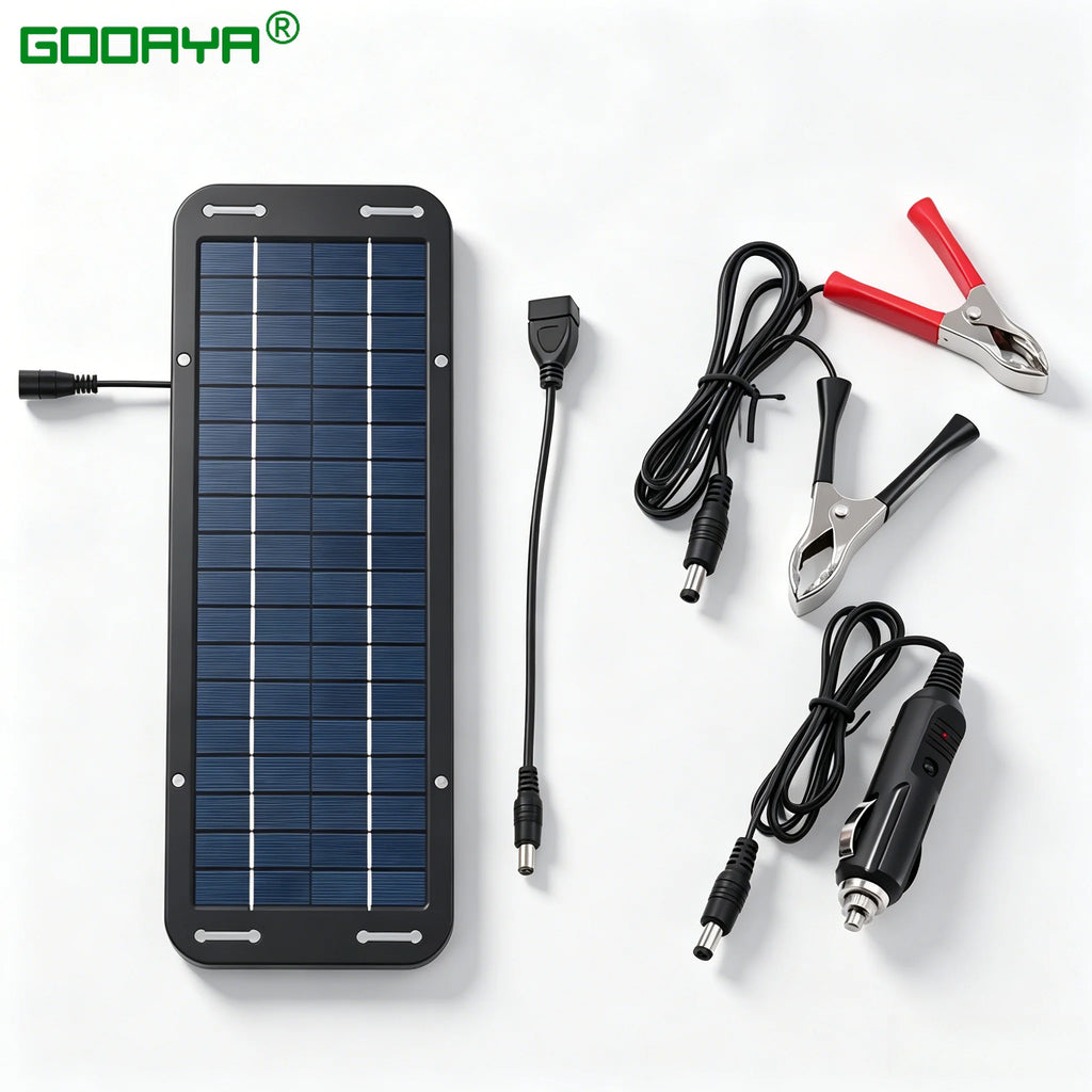 Monocrystalline Solar, Charger Battery Trickle Charger 12V