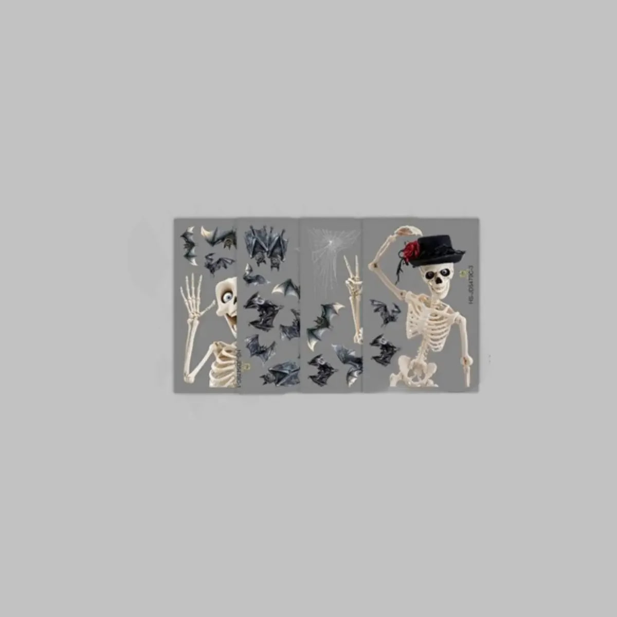Halloween Window stickers, Skeleton stickers