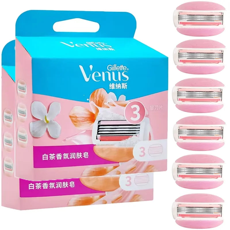 Gillette Venus Women's Razor ComfortGlide White Tea Blade Refills