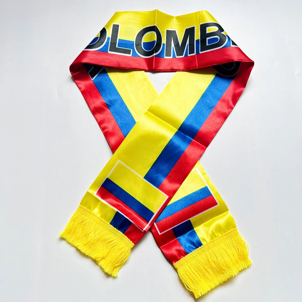 2026 Haiti  NorwayCountries Flag Scarf14x135cm Double-sided