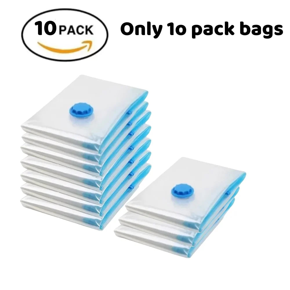 Vacuum Storage Organizer Bags, Travel Suitcases Essentials,