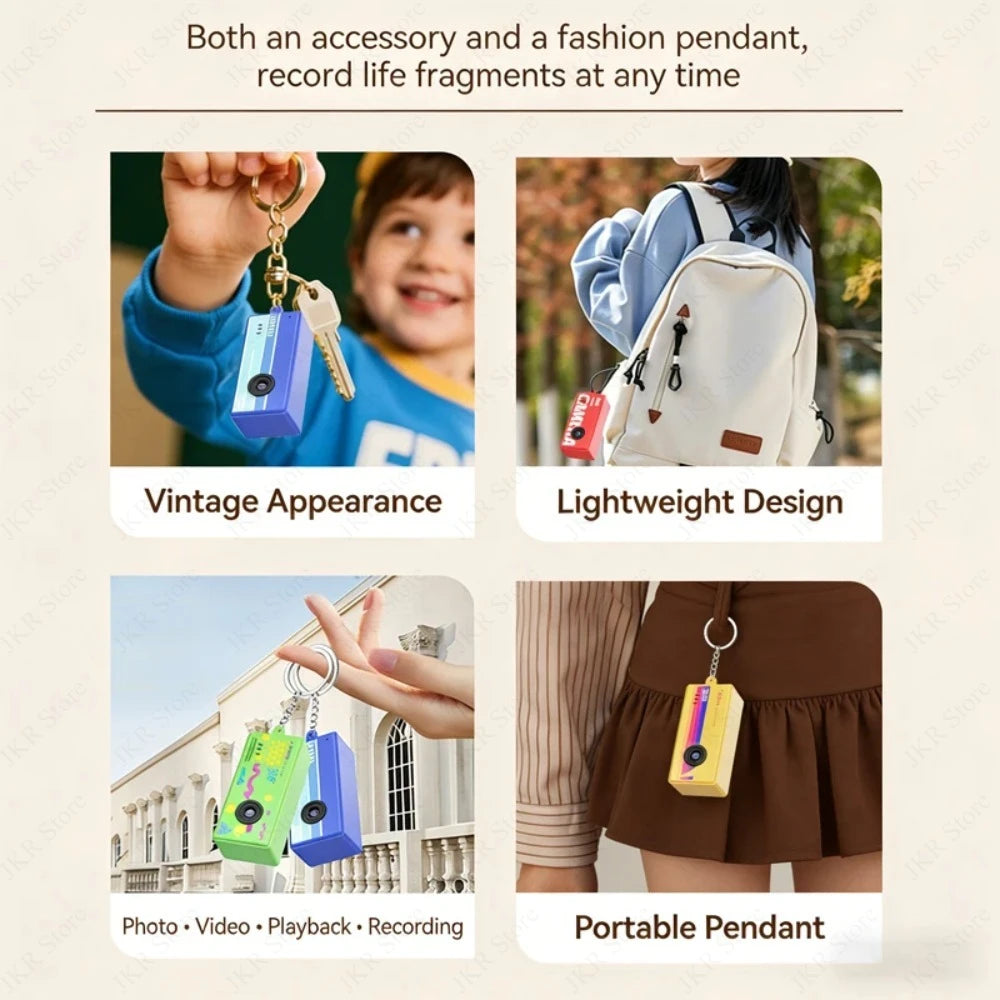1080P HD Mini Keychain Thumb Camera Portable Pocket Video Recorder