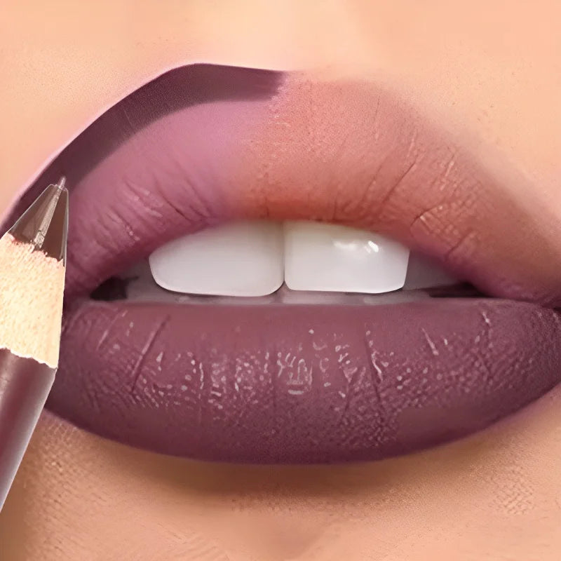 Dark Brown Waterproof Lip Liner Matte Long Lasting 28 Colors