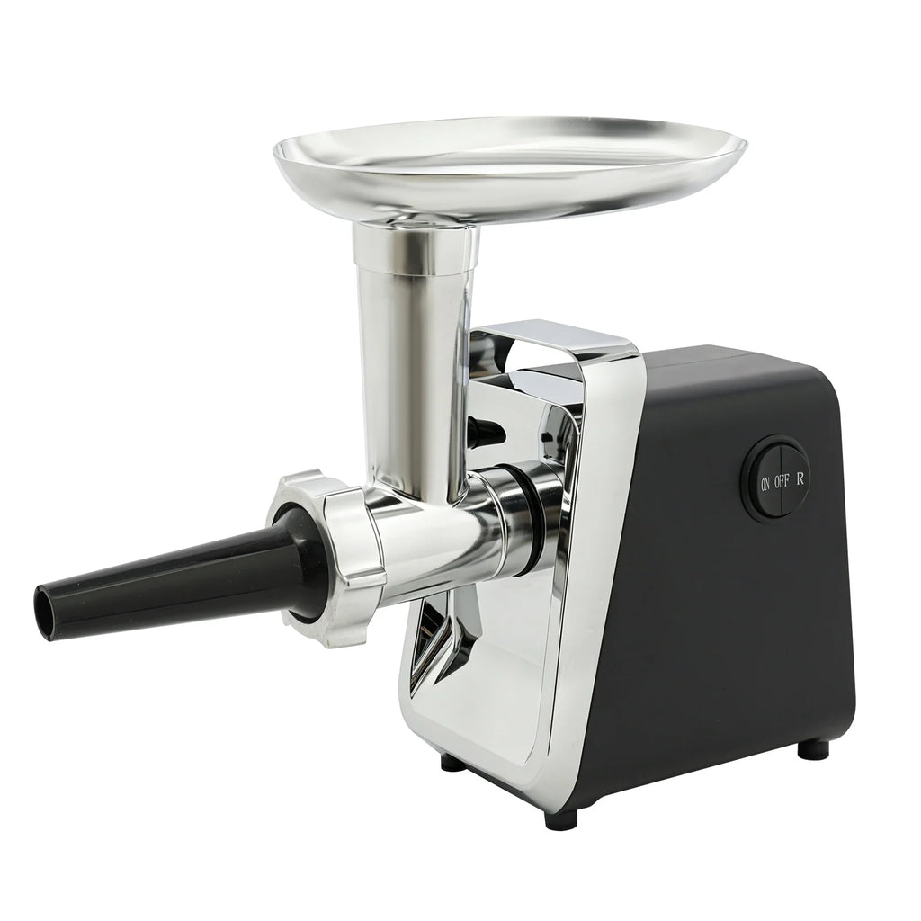 Electric Meat Grinder 250W 230RPM with 3 Cutter Heads and Sausage Attachment