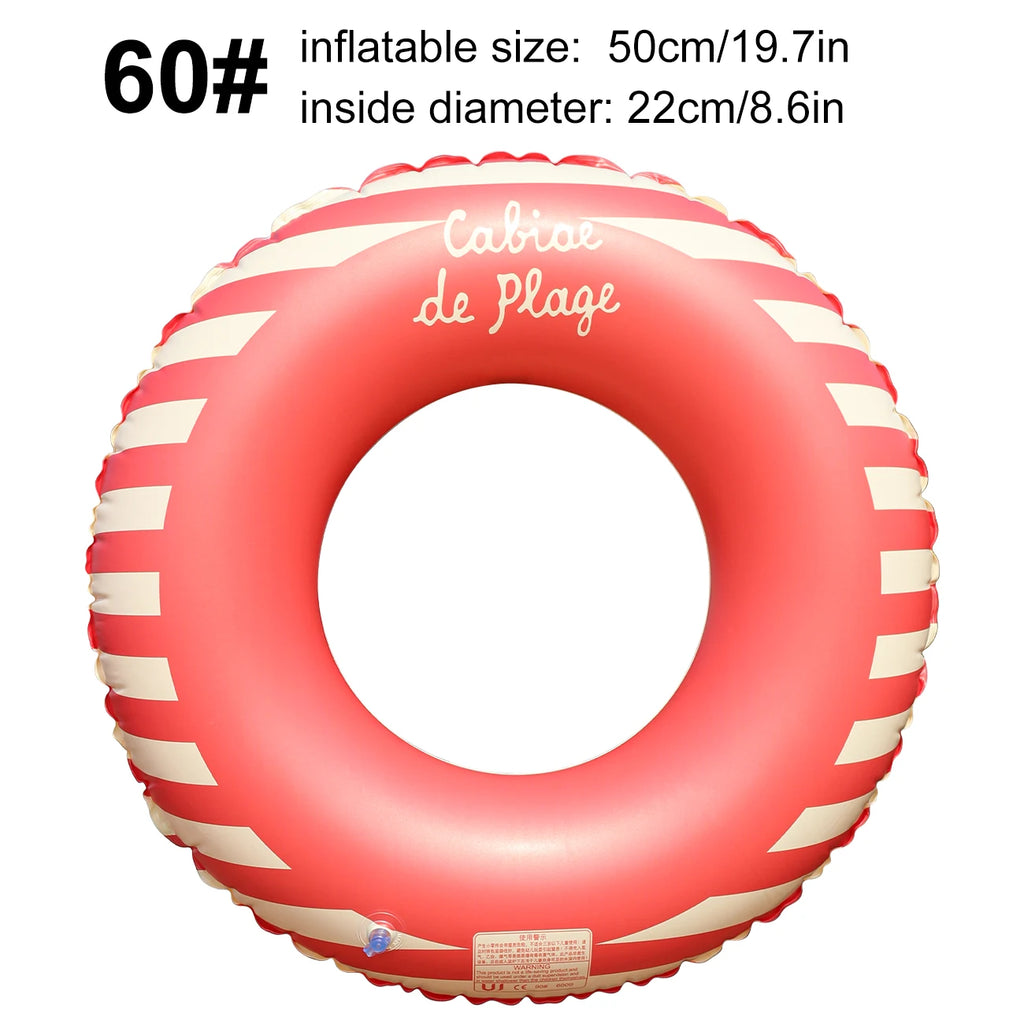 1PC Inflatable Pool Floats for Adult Striped