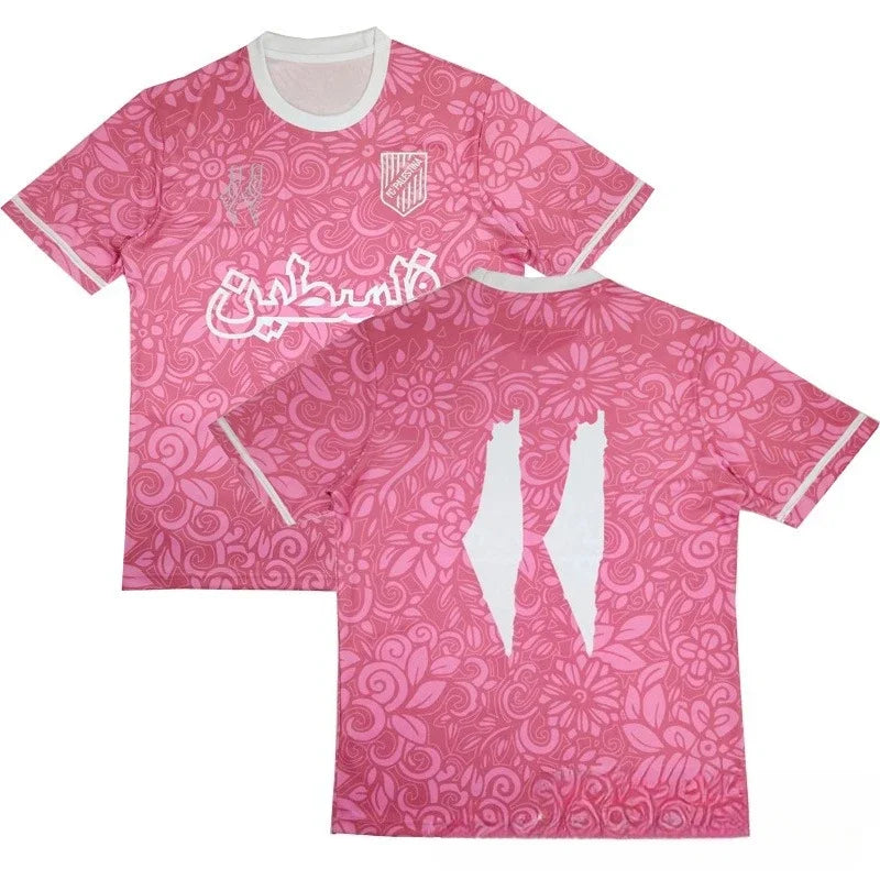 2025 new 3D printed Palestinian football jersey, T-shirt for men and women,