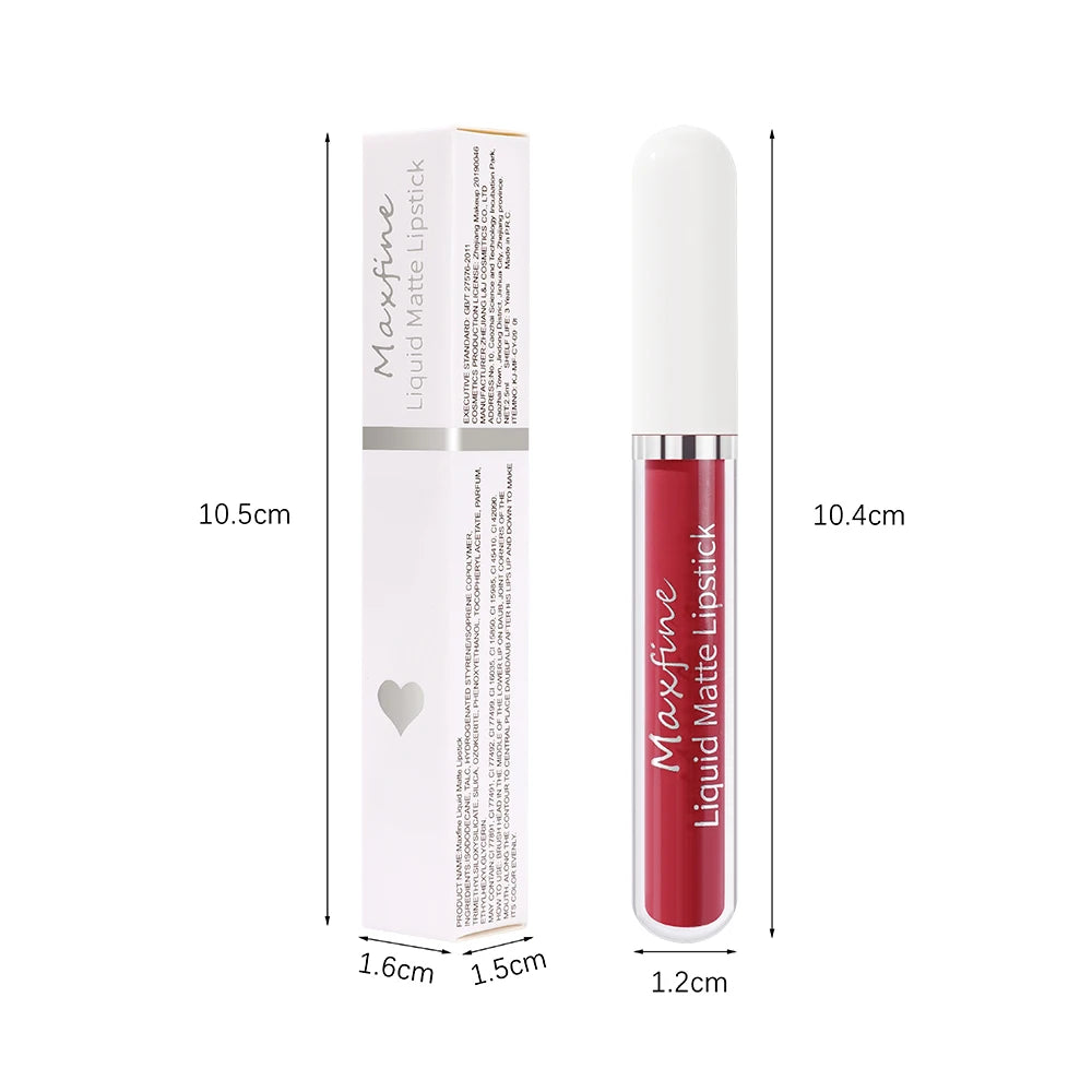 High-Quality Matte Liquid Lipstick Long-Lasting Waterproof