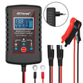 Car Automatic Float Charger Smart Battery Charger ASE Adapter Cable 6V 12V Switch Multiple Protections For Motorcycle Lawn Mower