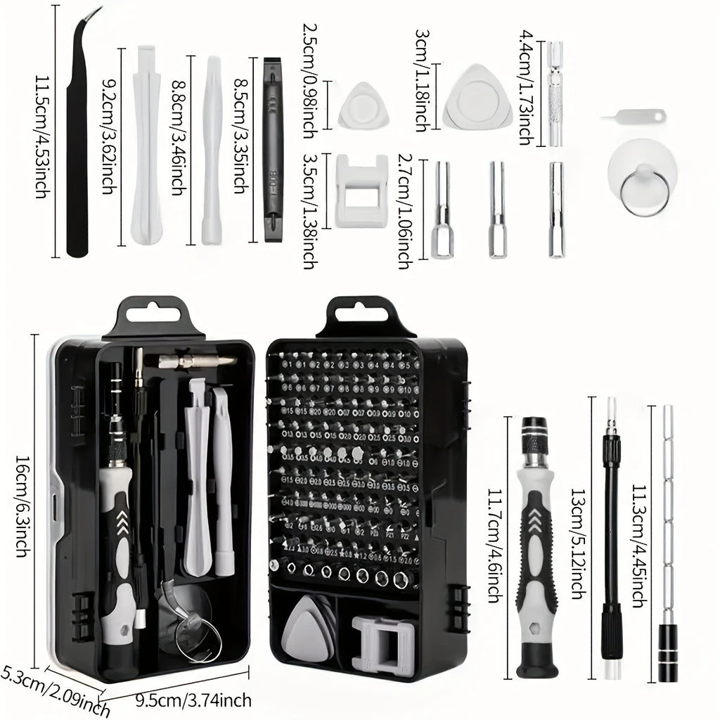 115-in-1 Small Screwdriver Set, Professional Repair Tool Kit for Phone,