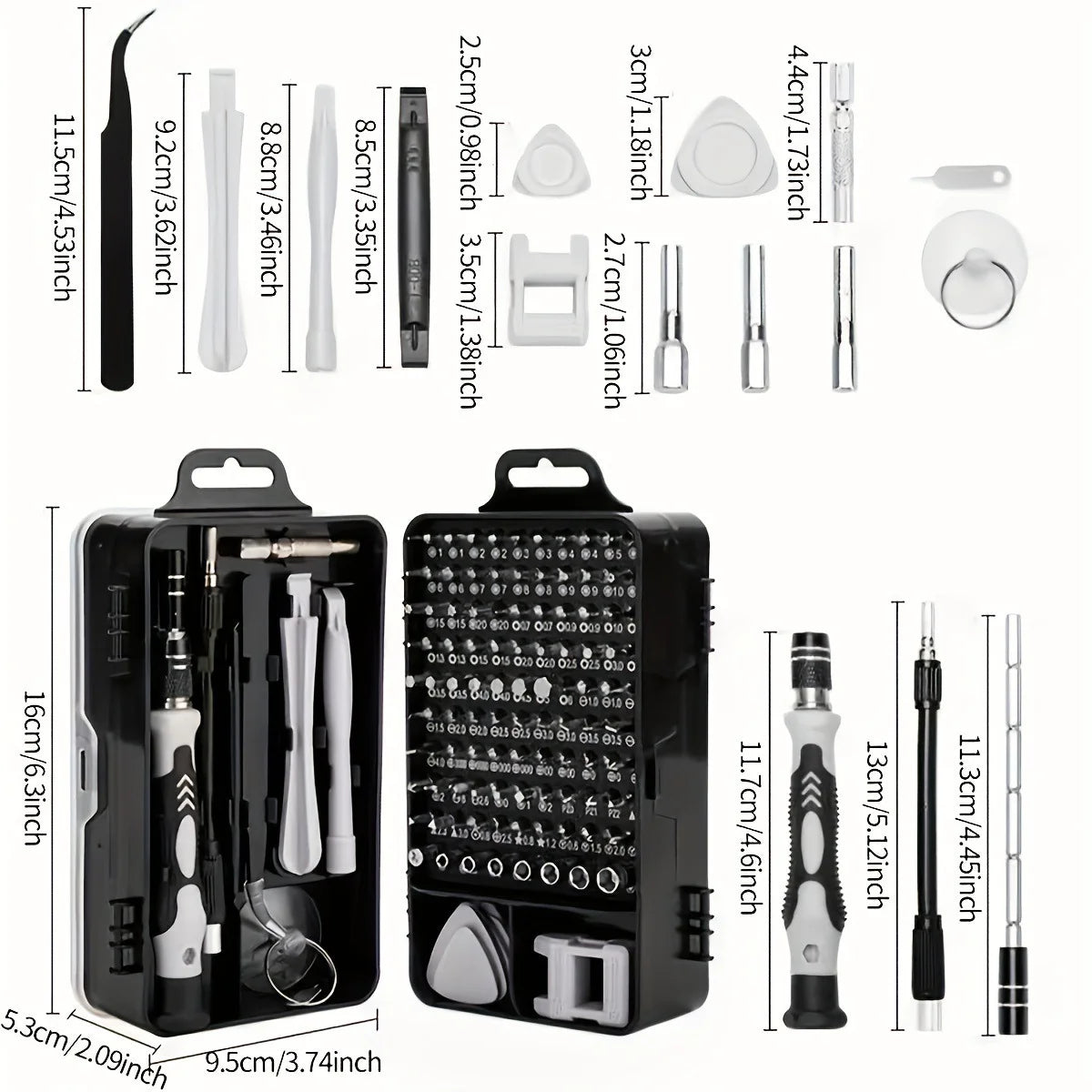 115-in-1 Small Screwdriver Set, Professional Repair Tool Kit for Phone,