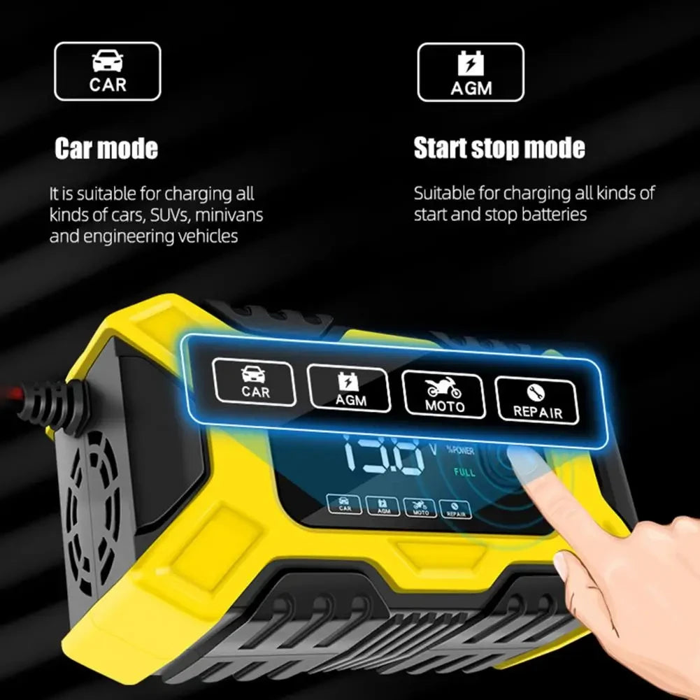Car Battery Charger 12V Intelligent Pulse Repair