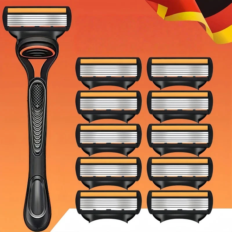 Layer Manual Men's Shaving Razor/Replacement Blades,